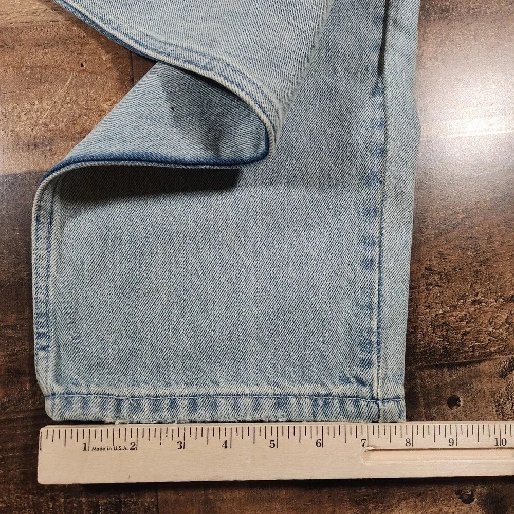 Levi's Silvertab Jeans Men 31x31 Light Blue Denim Baggy Loose Fit Distressed Rip